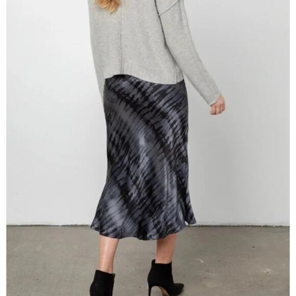 Rails Berlin Black Tide Midi Skirt Stripe Womens New XL Stitch Fix - Picture 2 of 15